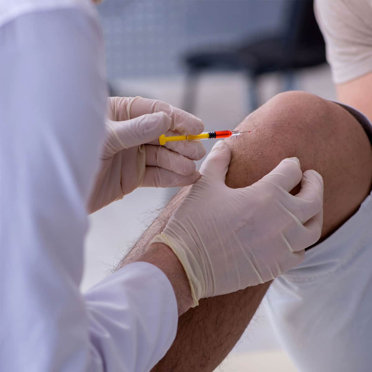 Tratamiento de infiltraciones de rodilla para la artrosis